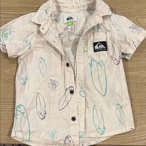 Quiksilver Kids' Surfboard Print Shirt